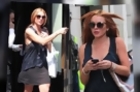 Glowing Lindsay Lohan Shows Off Her Curves in New York City