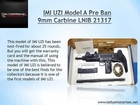 The Models of IMI UZI Firearm – Know about them