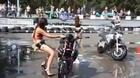 Bikini Girl Washing Bike Fail