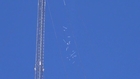 Ice falling from 1,500 ft TV tower