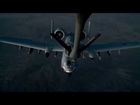 Military Clips - A-10 Warthogs refuel over Afghanistan
