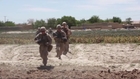 U.S Marines Maneuver on Enemy Fighters