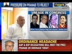 NewsX : Ordinance headache - Pranab Mukherjee may consult legal experts