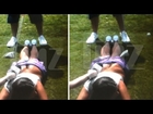 Playboy Babe Liz Dickson -- Ass Cheek Golf Swing VIDEO ... You Gotta See This Bruise