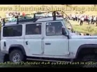 Offroad 4x4 Land Rover Defender 4x4 outdoor test in nature for adventure with good driver