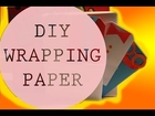 DIY boys/ mens Wrapping paper (stopmotion)