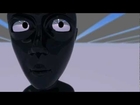 Blender - Cycles Animation Test Blue Man With Gun