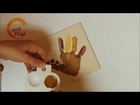 Crock A Doodle Pottery Painting Technique: Turkey Handprint