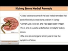 Herbal Kidney Stone Remedy, An Alternative Treatment That Works