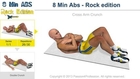 8 Mins Abs Workout – Rock Style